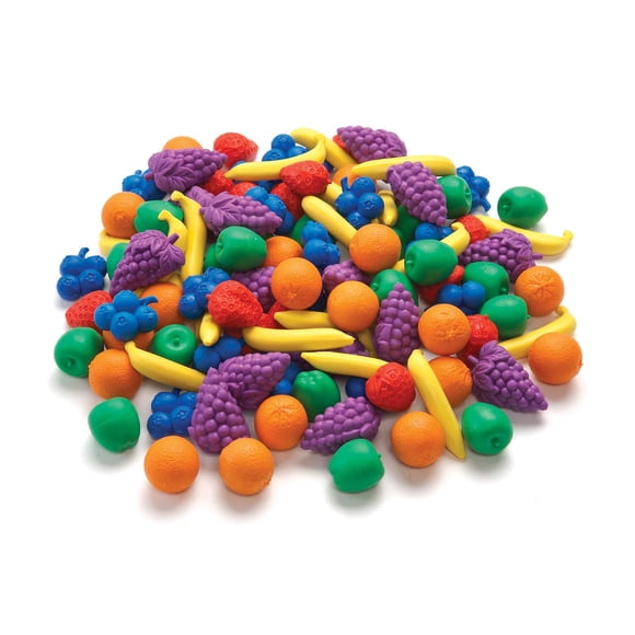 Juego de contadores de frutas Math Manipulative Edx Education 108