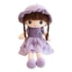 thumbnail image 1 of Muñeca De Trapo De Peluche Tierna Suave 45cm lila, 1 of 3