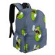 thumbnail image 2 of Pepinillo-theme Backpack, Campus style schoolbag Bookbag with Adjustable Shoulder Straps And Large Zip Compartment, Unisex Travel Bags.42x30x15cm, 2 of 6