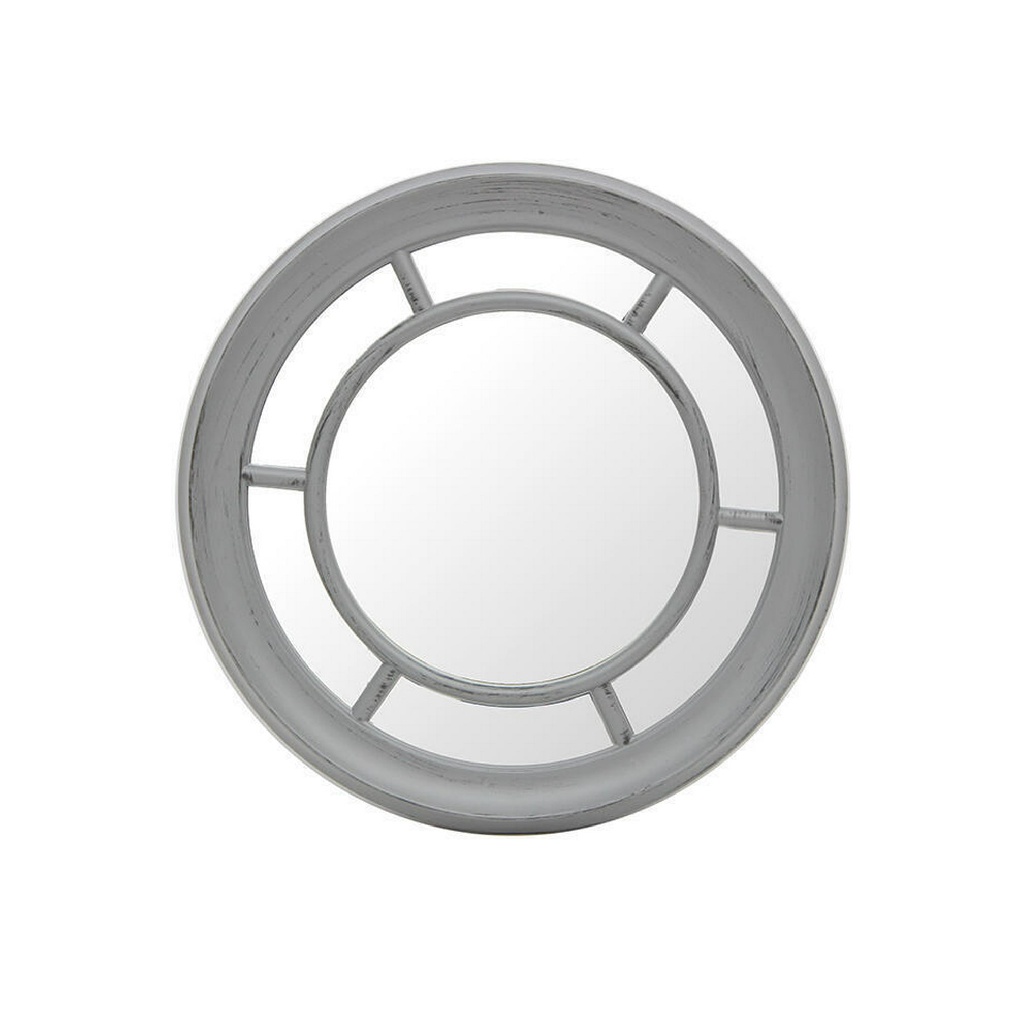 Vgo - Espejo Red. 40 Cm Diam. Color Blanco