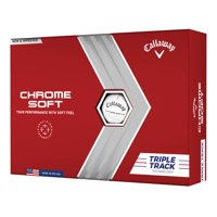 Pelotas De Golf Callaway Chrome Soft 2022 Triple Track Blancas