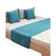 thumbnail image 2 of Juego De Piecera De Cama Mas 2 Cojin Con Fundas Modelo Plush Turquesa, 2 of 4