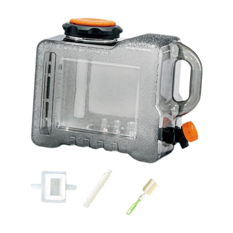 Ioensy - Contenedor De Agua Con Grifo, Para Baño, Senderismo Y Cocina, 8 L