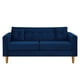thumbnail image 1 of Sofa New Retro 3c Felpa 04 Azul Marino, 1 of 6
