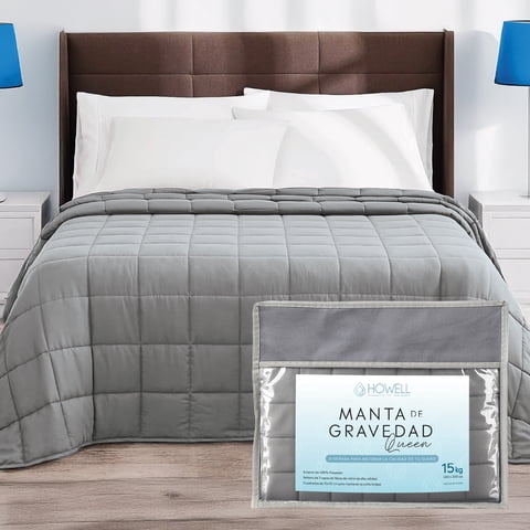 Manta De Gravedad Pesada Howell Queen 15Kg Trastornos Sueño