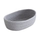 thumbnail image 1 of Xiao Hua Canasta de Almacenamiento Tejida de Cuerda de Algodón, Canasta de Almacenamiento Gris, Canasta para Crianza, Estante para Ropa de Juguete de Bebé Debajo de la Canasta Grande, 1 Pieza, 1 of 4