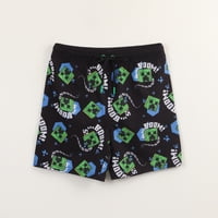 Traje De Baño Niño Verde Full Print Minecraft