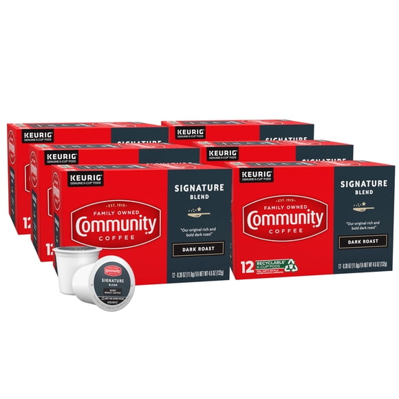 Cápsulas de café Community Coffee Signature Blend 72 Dark Toast