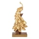 thumbnail image 3 of Estatuilla De Adorno De Estatua De Pavo Real, Regalo Para Estantería, Gabinete, Decoración Artística, Dorado S, 3 of 3