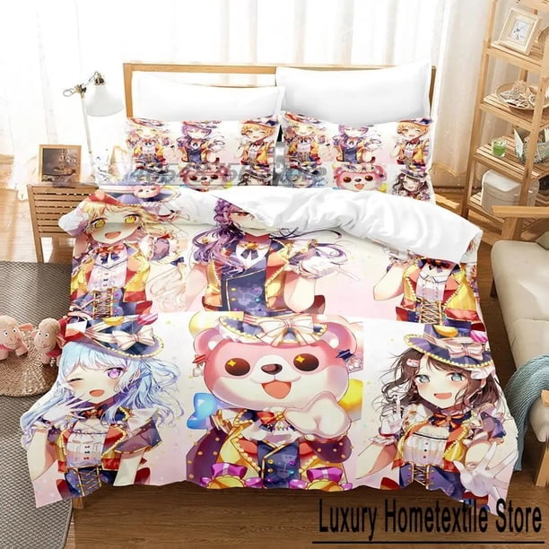 BanG Dream! Girls Band Party! Bedding Set Bed Set Adult Kid Bedroom Duvet cover Sets Bed Sheets