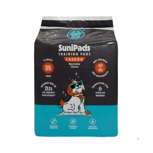 Sabanilla Sunipads Carbón Activo 35 Un. (60X90 Cm)
