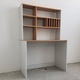 thumbnail image 3 of Escritorio Biblioteca Nórdico 100x50x150 cm con Estantería Superior MDF 15 mm Blanco Madera, 3 of 3