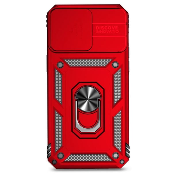 Estuche GANGXUN para iPhone 15 Pro Max, soporte giratorio 360°, estilo mecánico y magnético