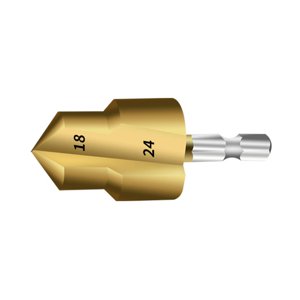Ioensy - Broca Avellanada Para Reparación De Tuberías Ppr, Acero De Aleación Multifuncional Resistente, 18 24