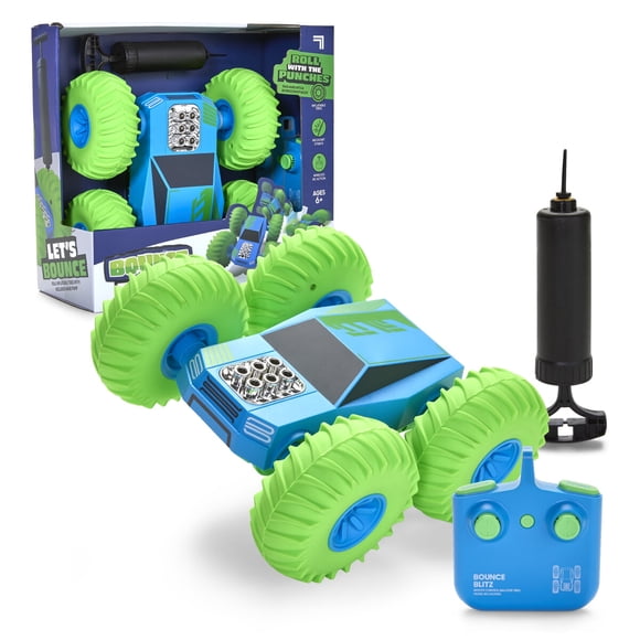 Auto RC Acrobático Sharper Image Bounce Blitz Azul 18 cm