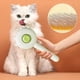 thumbnail image 4 of Cepillo para peinar mascotas, autolimpiable, para gatos, con liberación de pelo, para el cuidado y la caída del pelo, profesional para masaje de mascotas (verde), 4 of 7