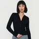 thumbnail image 3 of Sweater Mujer Cárdigan Botones Negro Corona, 3 of 5