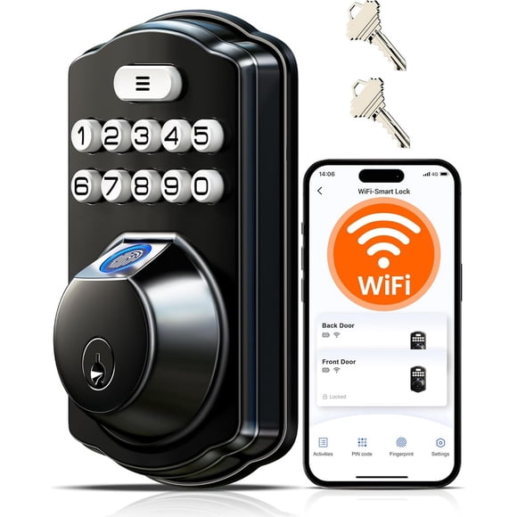 Cerradura Inteligente Veise VE012W WiFi Huella Digital