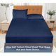 thumbnail image 5 of Sábana ajustable ROYALE LINENS Queen 152 × 203 cm azul marino, 5 of 9