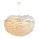 thumbnail image 1 of Novedad Pluma Colgante Luz De Techo LED Lámpara Colgante Minimalista Decoración DIY 50cm, 1 of 5