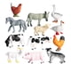thumbnail image 3 of Juguete Para Niños, 12 Uds., Juego De Modelos De Animales De Granja, Cerdo, Perro, Vaca, Oveja, Caballo, Pato, Pollo, 3 of 3
