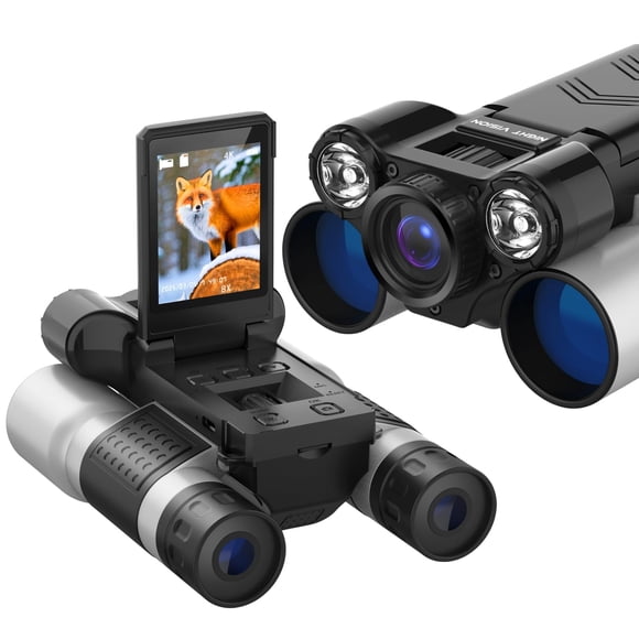 Binoculares Nouaksy 12X Zoom Pantalla IPS de 2.4" 32GB