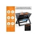 thumbnail image 4 of Asador Portátil Plegable Color Negro En X, 4 of 5