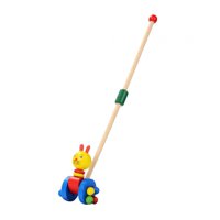 Magideal - Actividades De Aprendizaje Preescolar Caminar, Tirar De Juguete Animal, Empujar Juguetes Para Caminar, Juguete De Madera Para Niños, 1 Año, Bebés, Niñ Gato