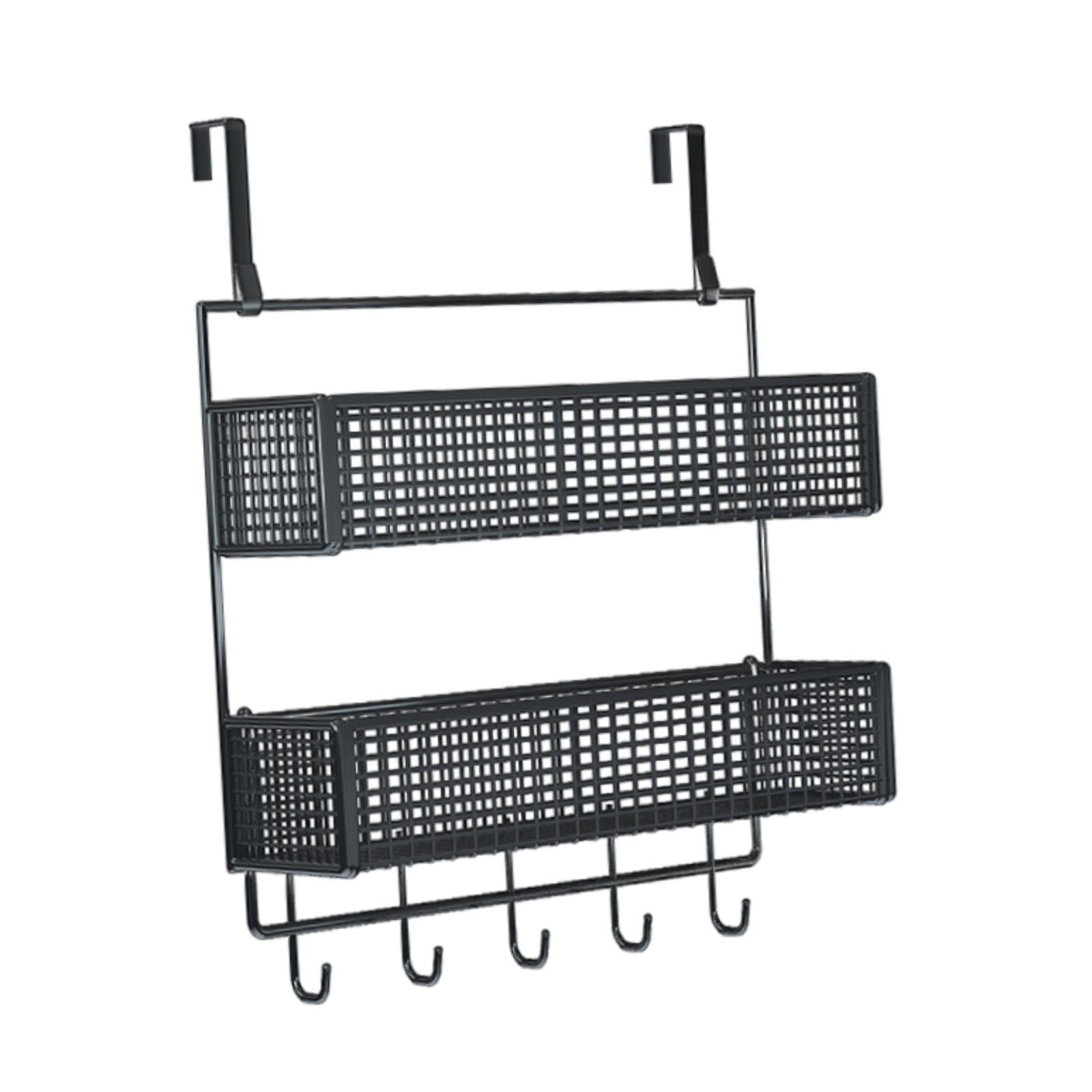 Bothyi - Colgador Para Puerta, Ganchos Para Puerta, Toallero Para Cocina, Sombreros, Dormitorio, S, Negro