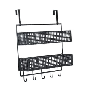 Bothyi - Colgador Para Puerta, Ganchos Para Puerta, Toallero Para Cocina, Sombreros, Dormitorio, S, Negro