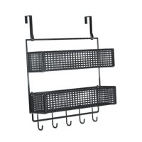 Bothyi - Colgador Para Puerta, Ganchos Para Puerta, Toallero Para Cocina, Sombreros, Dormitorio, S, Negro