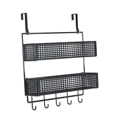 Bothyi - Colgador Para Puerta, Ganchos Para Puerta, Toallero Para Cocina, Sombreros, Dormitorio, S, Negro