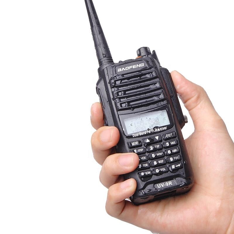 Baofeng Uv-9r Radio Dual Band Ip67 Impermeable 5w 128 Canales Batería 2200mah Vox Fm Linterna