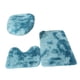 thumbnail image 5 of Juego De 3 Alfombrillas De Baño Con Tapa De Inodoro Absorbente Para Bañera Azul Oscuro, 5 of 5