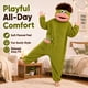 thumbnail image 5 of Pijama Sachie Mono de Monstruo Adulto Verde Divertido, 5 of 7