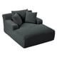 thumbnail image 2 of Oversized Chaise Lounge Chair Indoor, Corduroy Upholstered Modern Sofa Couch,No Assembly Required,Comfy Sleeper Sofa for Living Room,Office, 2 of 3