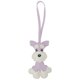 thumbnail image 1 of REGALWOVEN 1 Pc Encantos de Bolso Llavero Correa de Perro Accesorios de Bolsa Púrpura, 1 of 5