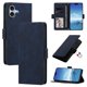 thumbnail image 1 of Funda Billetera Delgada para iPhone 16 Plus con Ranuras y Soporte Azul oscuro, 1 of 6