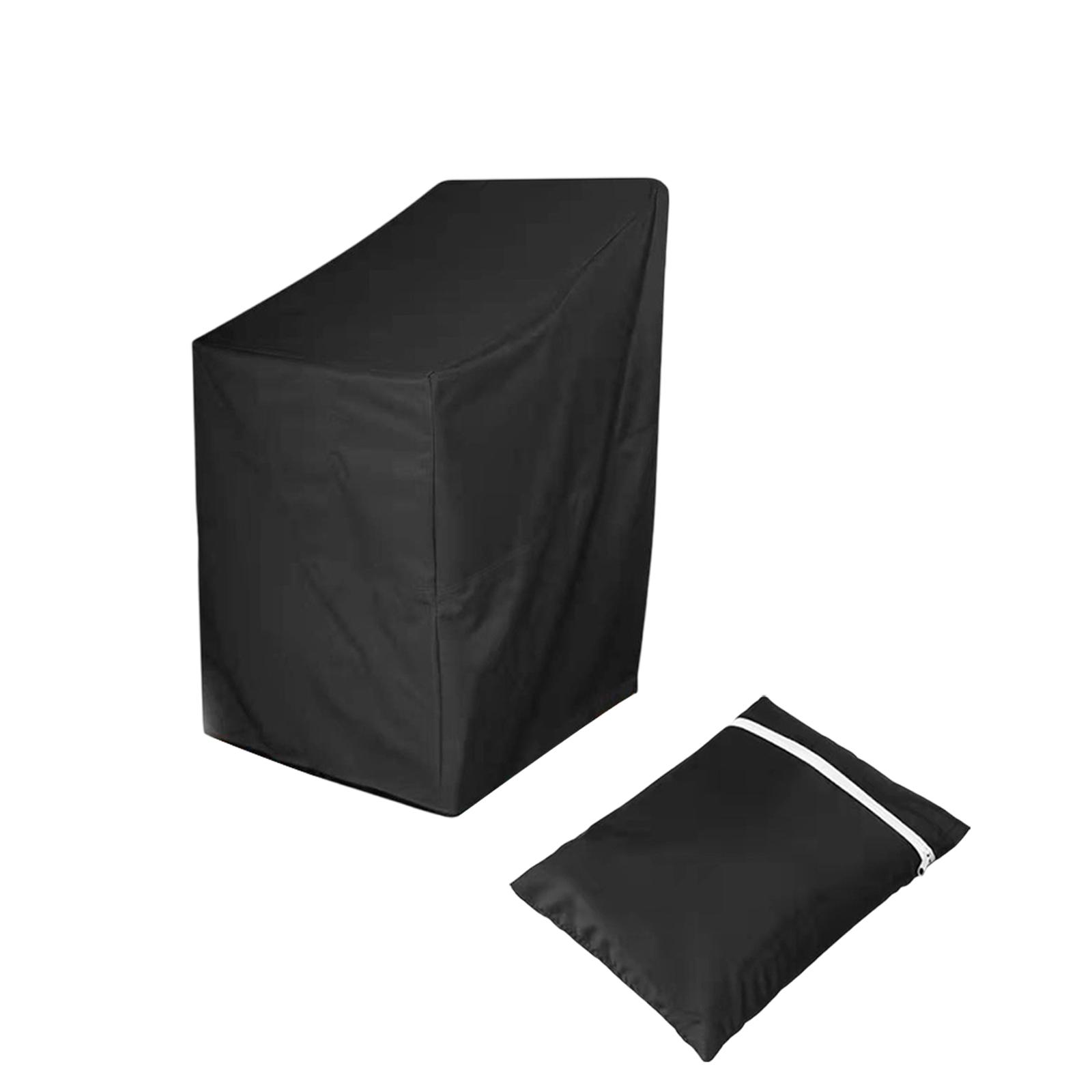 Ioensy - Cubierta De Silla De Apilamiento De Patio Cubierta De Silla Al Aire Libre Para Silla Reclinable De Mimbre 65X65X80Cm