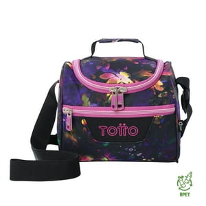 Lonchera Térmica Escolar Para Niña Pizarra Morada Totto