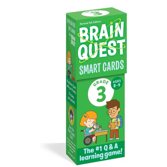 Smart Cards Brain Quest 3rd Grade revisado, quinta edición