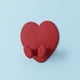 thumbnail image 2 of 1pc Red Love Kitchen Wall-mounted Plug Hook, Bedroom Office Cable Storage, Cable Cord Storage, Headphone Cable Storage Organizing Hook, 2.36*2.36inch, 2 of 5