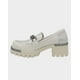 thumbnail image 2 of Mocasin para mujer con taco y cadena Beige, 2 of 4