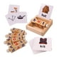 thumbnail image 3 of Bloques De Lectura De Madera Tarjetas Flash Montessori Juguetes Para Niños Pequeños 2 3 4 Años, 3 of 4