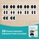 thumbnail image 2 of Tiras de Moleskin Promifun 24 piezas - Almohadillas adhesivas negras, 2 of 8