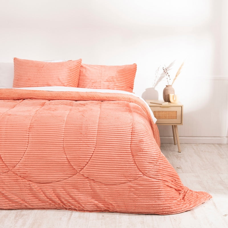 Mashini - Plumon Corduroy Coral Sherpa 2 P Coral