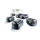thumbnail image 2 of Set de energía Festool 578201 con 4 baterías de 5,0 Ah y cargador TCL 6 DUO, 2 of 2