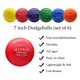 thumbnail image 5 of Set de dodgeball SEEPROS Foam Soft Skin Low Bounce para niños, 5 of 7