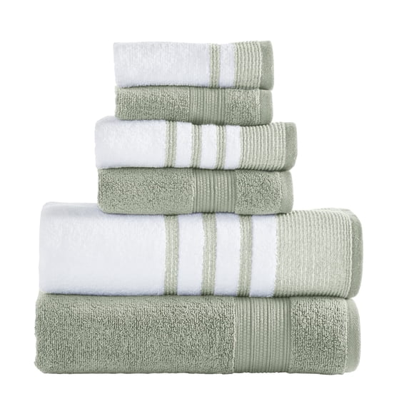Juego de toallas Modern Threads Reinhart Sage 2 Bath 2 Hand 2 Wash