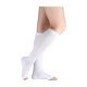 thumbnail image 3 of INSPIRE CHIC Calcetines de Compresión Unisex Transpirables sin Dedos hasta la Rodilla Blancos, 3 of 5
